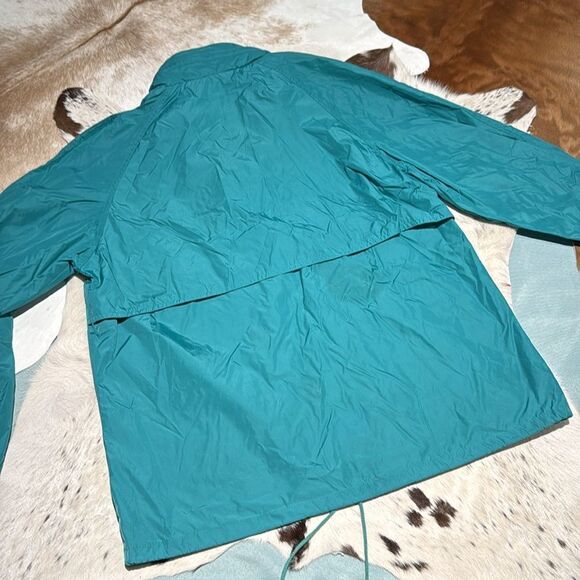 Vintage 80s Woolrich turquoise hooded Teton windbreaker - Picture 5 of 7